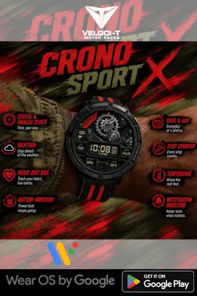 Crono Sport X Watch Face screenshot 2