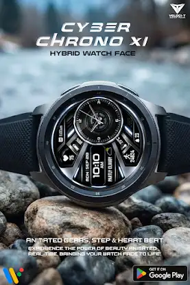 Cyber Chrono X1 Watch Face screenshot 4