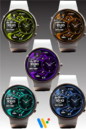 Cyber Chrono X1 Watch Face screenshot 3