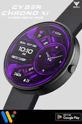 Cyber Chrono X1 Watch Face screenshot 8