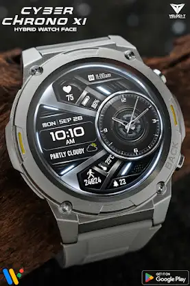 Cyber Chrono X1 Watch Face screenshot 6