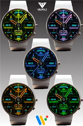 Cyber Mech 02 Watch Face screenshot 3