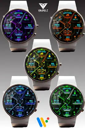 Cyber Mech V03 Watch Face screenshot 4