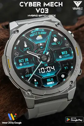 Cyber Mech V03 Watch Face screenshot 8