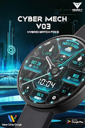 Cyber Mech V03 Watch Face screenshot 6