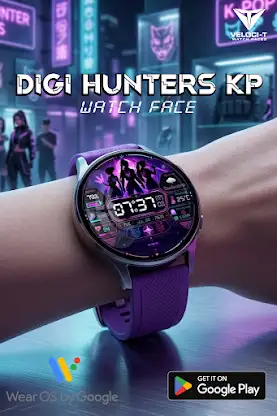 Digi Hunters KP Watch Face screenshot 1
