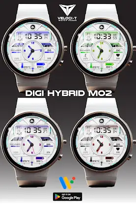 Digi Hybrid M02 Watch Face screenshot 2