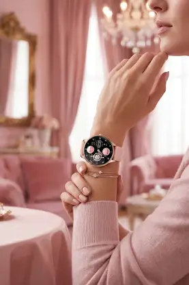 Fancy Pink 01 Watch Face screenshot 2