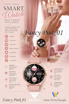 Fancy Pink 01 Watch Face screenshot 1