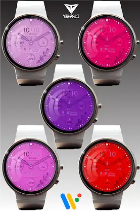 Fancy Purple 3 Watch Face screenshot 4