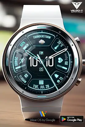 Futuristic Face X02 Watch Face screenshot 5