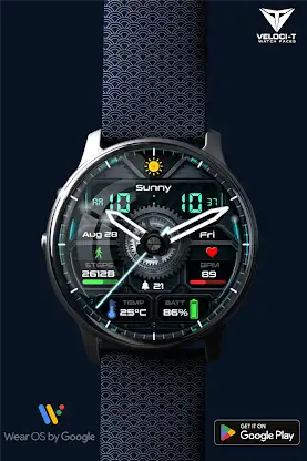 Hybrid Digi M01 Watch Face screenshot 5