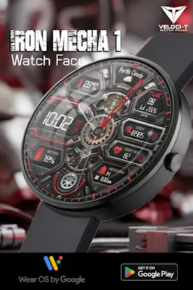 Iron Mecha 1 Watch Face screenshot 3