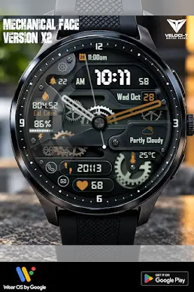 Mechanical Face VX2 Watch Face screenshot 2
