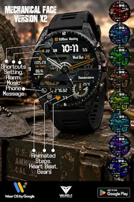 Mechanical Face VX2 Watch Face screenshot 1