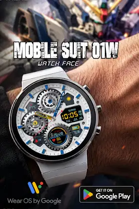 Mobile Suit 01W Watch Face screenshot 3