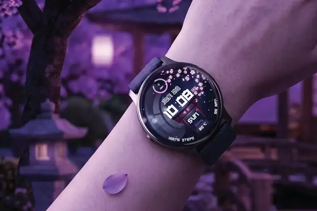 Sakura JT10 Wear OS Watch Face screenshot 1