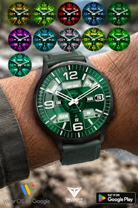 VELO Green 01 Watch Face screenshot 4