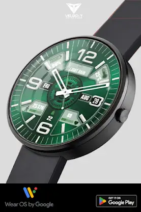 VELO Green 01 Watch Face screenshot 7