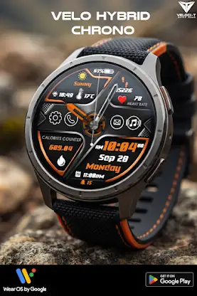 VELO Hybrid Chrono Watch Face screenshot 4