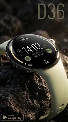 Digital Watch Face D36 screenshot 4