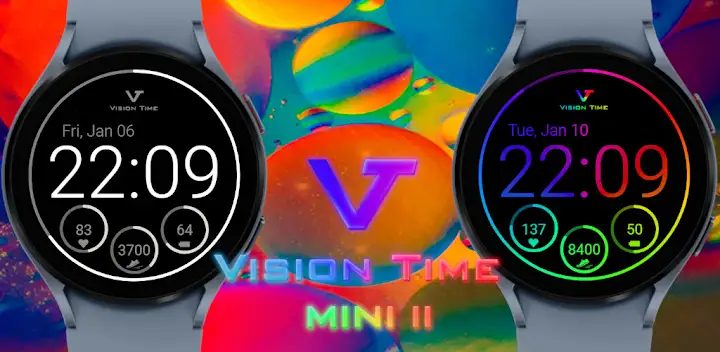 Mini II Vision Time — Android app banner