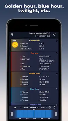 Ephemeris: Sun and Moon Seeker screenshot 4