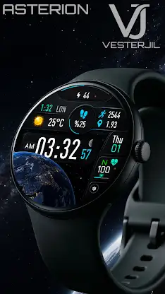 VJ-ASTERION DIGITAL WATCH FACE screenshot 1