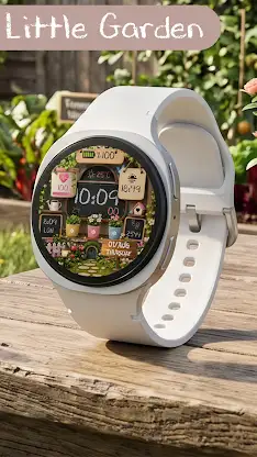 VJ-LITTLE GARDEN WATCH FACE screenshot 3