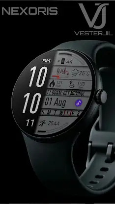 VJ-NEXORIS DIGITAL WATC FACE screenshot 4