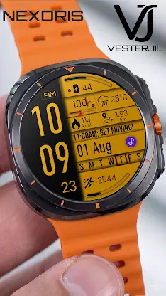 VJ-NEXORIS DIGITAL WATC FACE screenshot 2