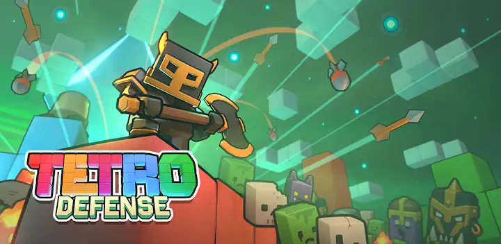 Tetro Defense: Rogue TD Game — Android game banner