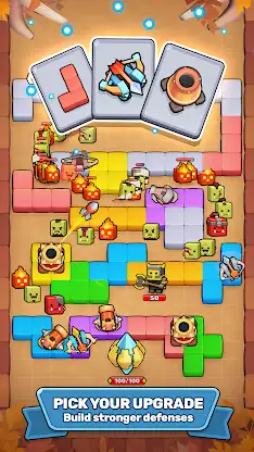 Tetro Defense: Rogue TD Game screenshot 2
