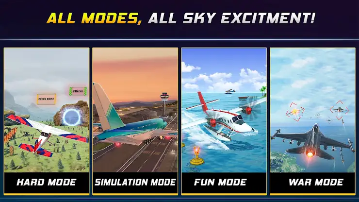 SkyDrift: 3D Airplane Game screenshot 4