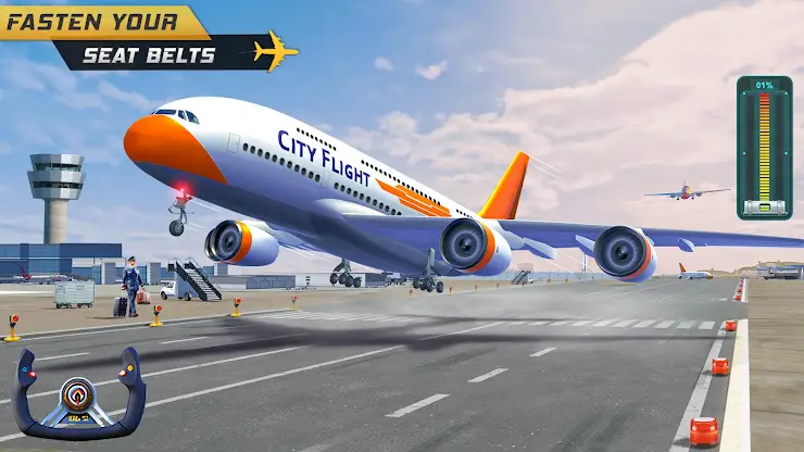 SkyDrift: 3D Airplane Game screenshot 2
