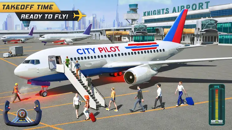 SkyDrift: 3D Airplane Game screenshot 1