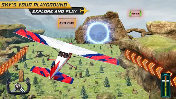SkyDrift: 3D Airplane Game screenshot 7