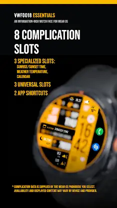 VWF0018 ESSENTIALS Watch Face screenshot 5