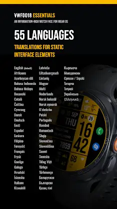 VWF0018 ESSENTIALS Watch Face screenshot 7