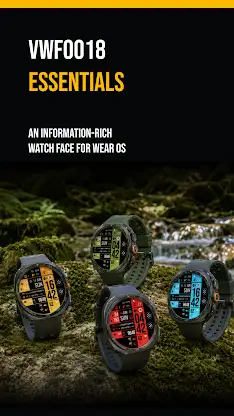 VWF0018 ESSENTIALS Watch Face screenshot 1