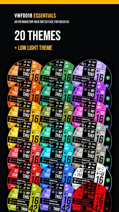 VWF0018 ESSENTIALS Watch Face screenshot 2