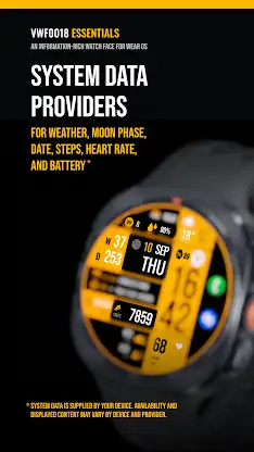 VWF0018 ESSENTIALS Watch Face screenshot 4