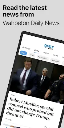 Wahpeton Daily News Media screenshot 1