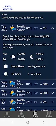 FOX10 Weather Mobile Alabama screenshot 4