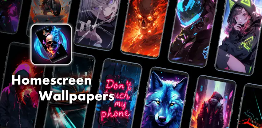 Homescreen: Wallpapers, AI art screenshot 1