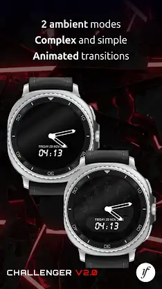 Challenger: Hybrid Watch Face screenshot 5