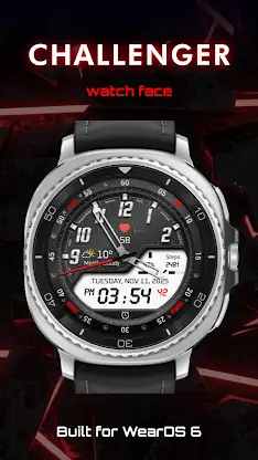 Challenger: Hybrid Watch Face screenshot 1