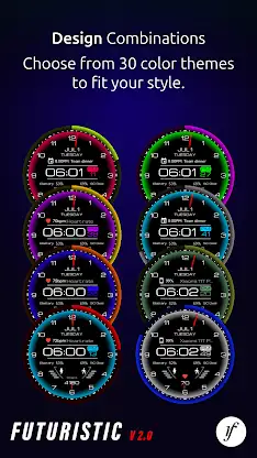 Futuristic Watch Face screenshot 5