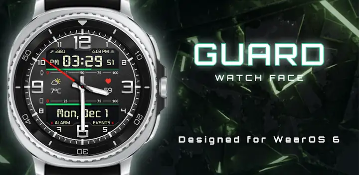 Guard Watch Face — Android app banner