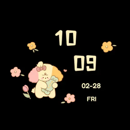 ZKin Watch Face Candy Puppy screenshot 8